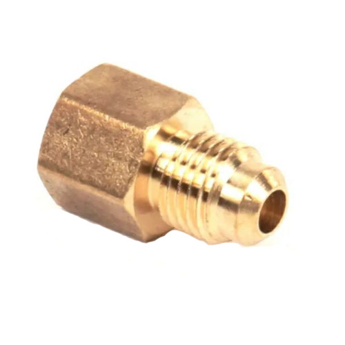 (image for) Star Mfg 2E-70451 CONNECTOR, FLARE, BRASS , 1/4" MALE X 1/8"FPT